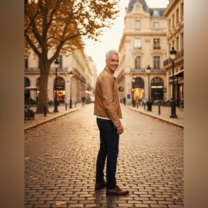 J Walden Men’s Vintage Leather Jacket